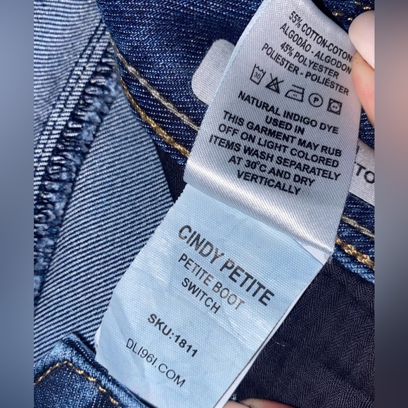 DL1961 Cindy Petite Bootcut Jeans Women's sz 27 4Way Stretch 360 Comfort - Picture 5 of 5